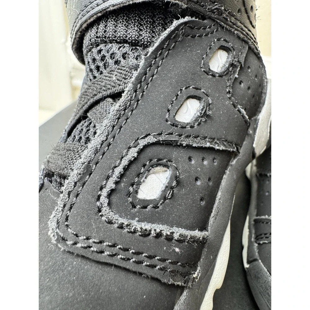 Jordan 6-17-23 TD Toddler Sneakers Black Metallic Silver DM1158-001‎ Size 5C
